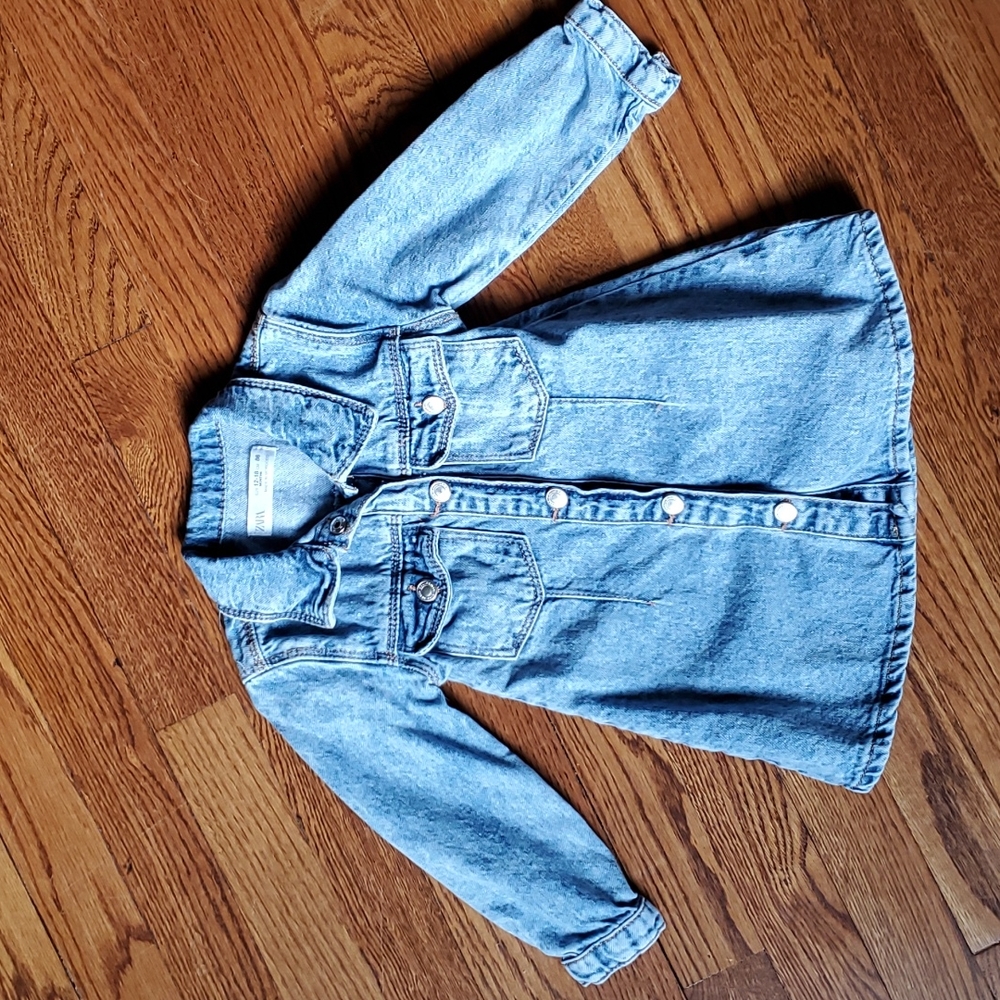 Zara girls denim dress 12-18mo